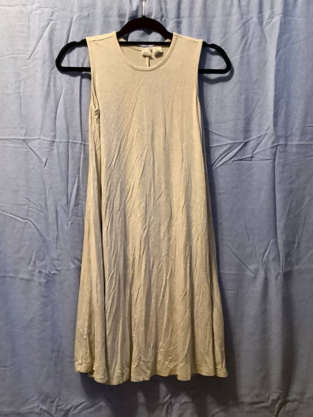 Artisan NY Tan Sleeveless T-shirt Dress